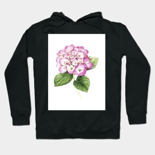 Watercolor botanical vintage Floral minimalist print Hoodie